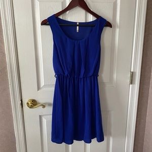 Blue dress